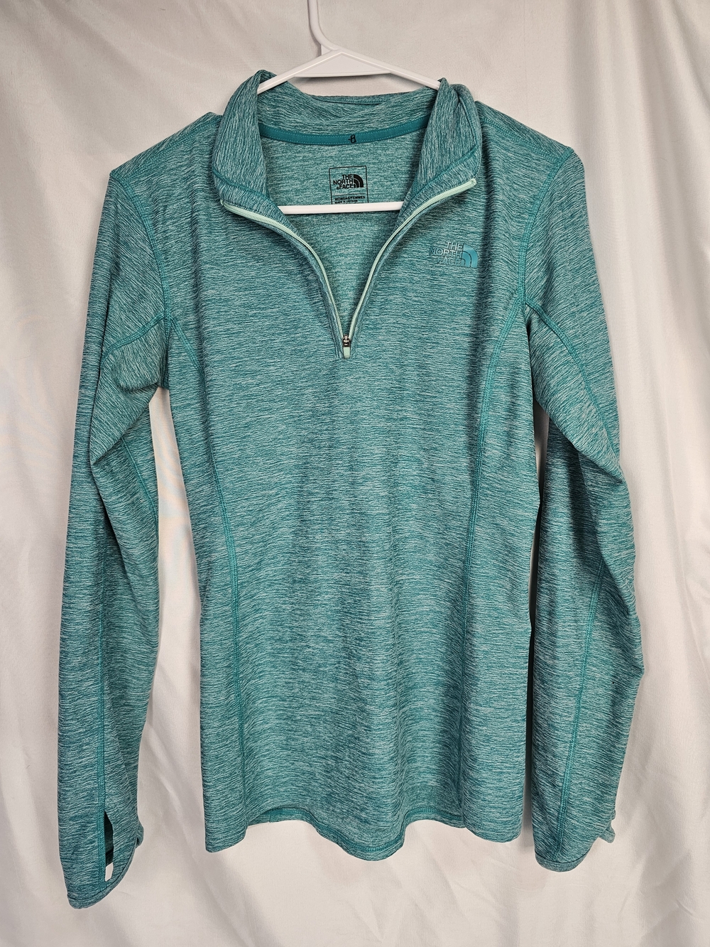 The North Face Women's Teal Half-Zip Active Pullover